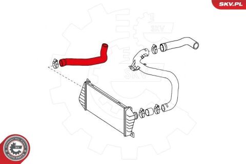 Шланг подачі наддувального повітря Шланг подачі наддувального повітря