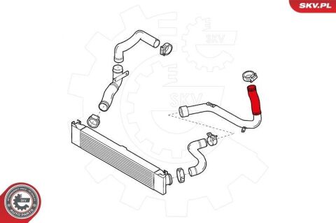 Шланг подачи наддувочного воздуха