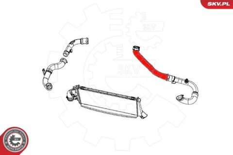 Шланг подачи наддувочного воздуха
