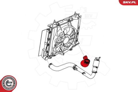 Шланг подачі наддувального повітря