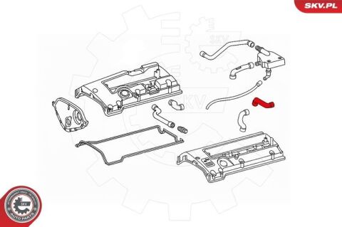 Шланг, продування картера Шланг, продування картера