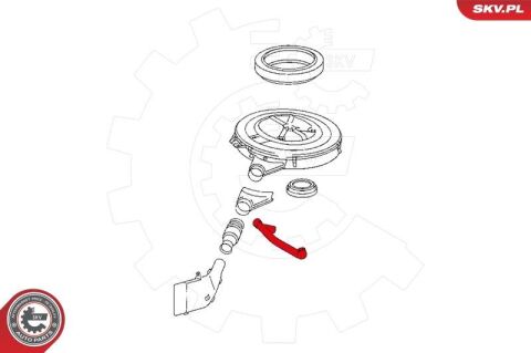 Шланг, вентиляция картера Шланг, вентиляция картера