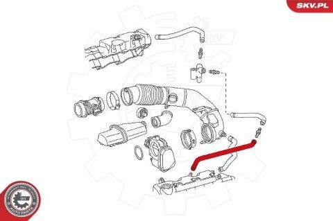 Шланг, продування картера Шланг, продування картера