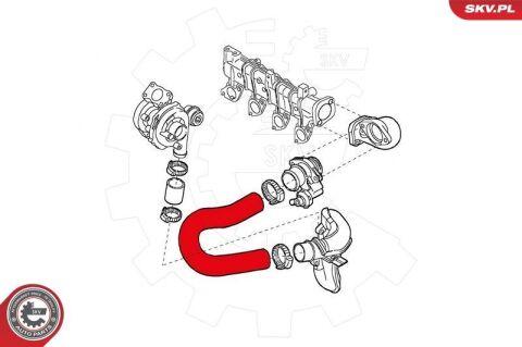 Шланг подачи наддувочного воздуха