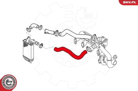 Шланг подачи наддувочного воздуха