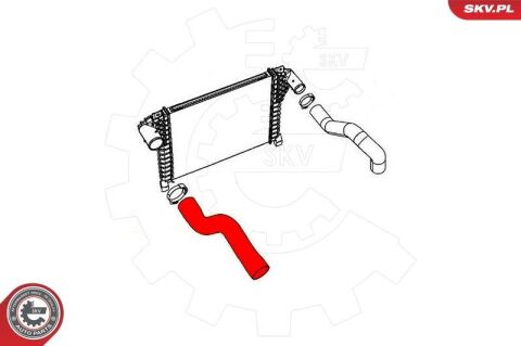 Шланг подачі наддувального повітря