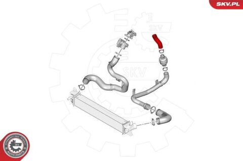 Шланг подачи наддувочного воздуха Шланг подачи наддувочного воздуха