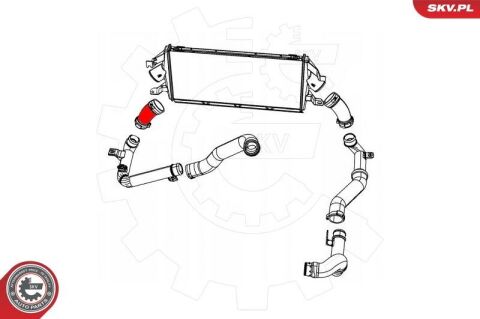 Шланг подачи наддувочного воздуха