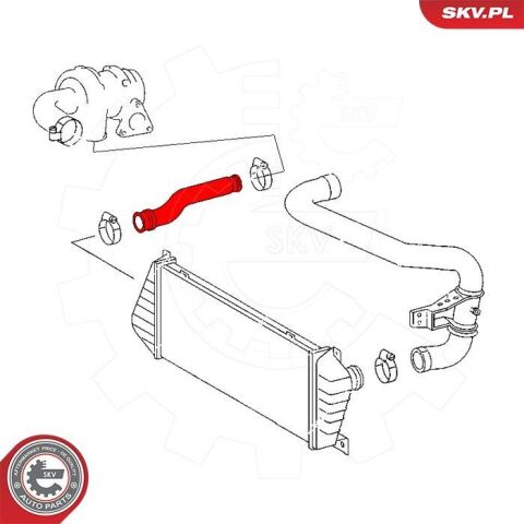 Шланг подачи наддувочного воздуха