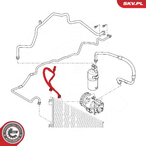 Трубопровід високого тиску, система кондиціонування повітря