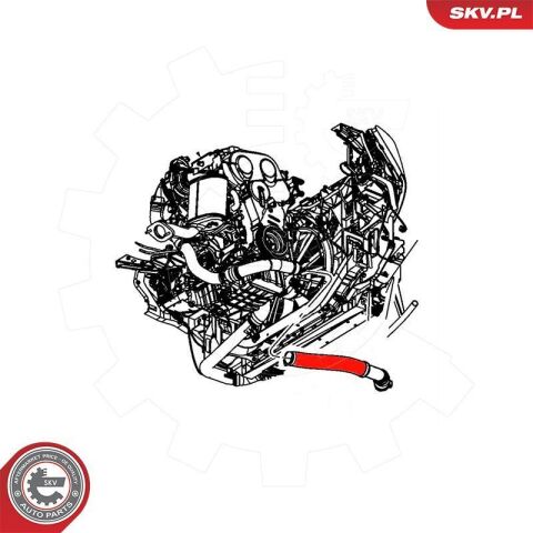 Шланг подачі наддувального повітря Шланг подачі наддувального повітря