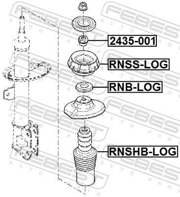 Верхня опора, стійка амортизатора