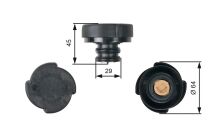 Запірна кришка, бак охолоджувальної рідини