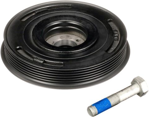 Шків, колінчатий вал