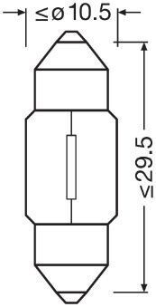 Автолампа 10W Автолампа 10W