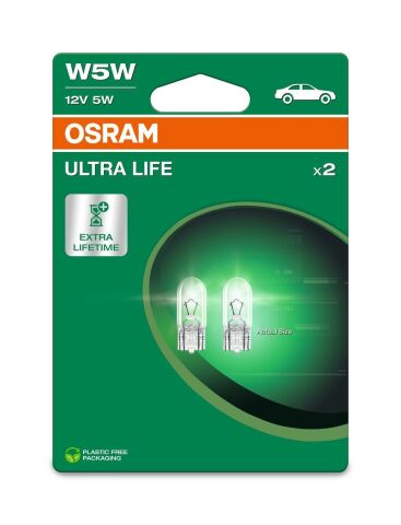 Автолампа Osram 5W 12V W2,1X9,5