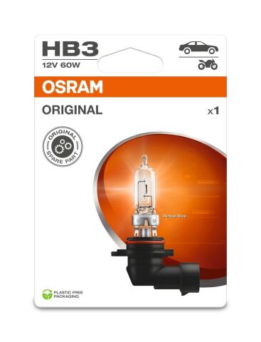 Автолампа Osram HB3 12V 60W P20d