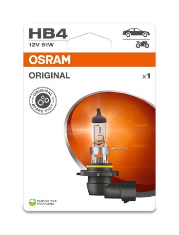 Лампа галогенна ORIGINAL HB4 12V 51W P22D