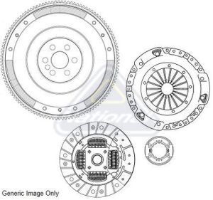 Комплект для переобладнання BMW 3(E46)/5(E39)/7(E38) 2.5-3.0i 95- (240mm)(сплошной+к-кт зчеплення)