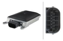 Блок керування, система допомоги під час зміни смуги руху