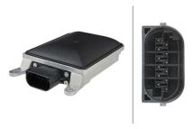 Блок керування, система допомоги під час зміни смуги руху