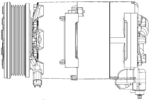 Компресор, система кондиціонування повітря Компресор, система кондиціонування повітря