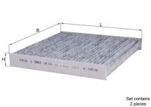 Фильтр салона Honda Accord/Civic 1.3HYBRID-2.4 03- (угольный) Фильтр салона Honda Accord/Civic 1.3HYBRID-2.4 03- (угольный)