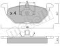 Колодки гальмівні (передні) Audi A3/Seat Toledo 96-04/Skoda Octavia 96-07/VW Golf 97-05/Polo 02-, фото 1 - інтерент-магазин Auto-Mechanic