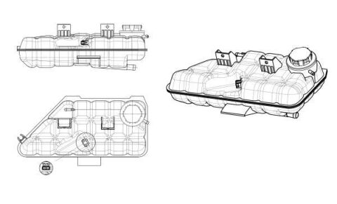 Розширювальний бачок, охолоджувальна рідина Розширювальний бачок, охолоджувальна рідина