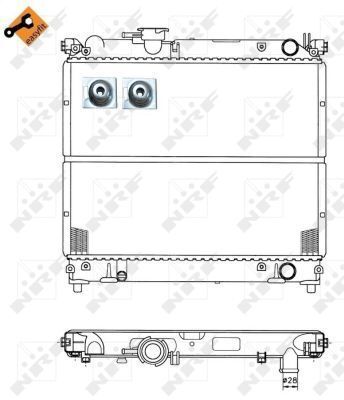 Радиатор охлаждения двигателя