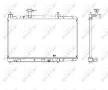 Радиатор охлаждения двигателя