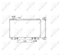 Радиатор охлаждения двигателя