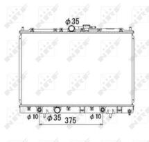 Радіатор охолодження двигуна