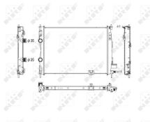 Радіатор охолодження двигуна Радіатор охолодження двигуна