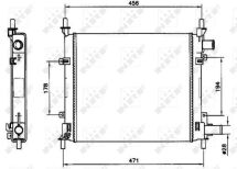 Радіатор охолодження двигуна