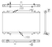 Радиатор охлаждения двигателя