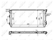 Радиатор охлаждения двигателя