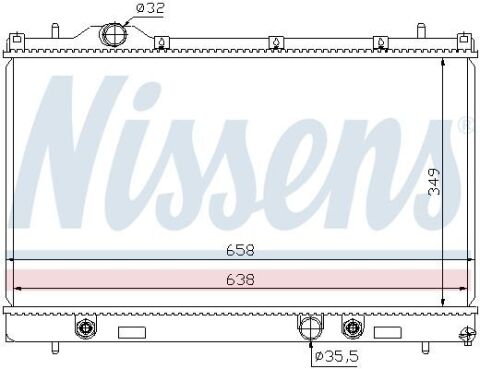 Радіатор охолодження двигуна