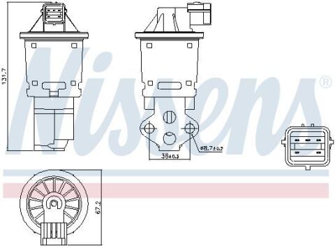 Клапан системи рециркуляції ВГ