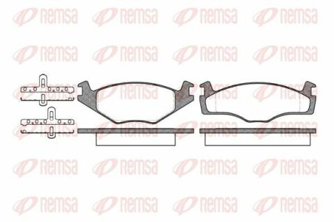 VW Тормозные колодки передн. Golf I, II, III, Jetta-92, Passat-88