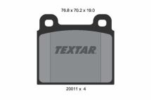 Комплект гальмівних накладок, дискове гальмо