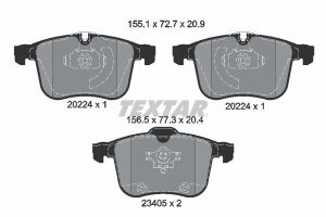 Комплект гальмівних накладок, дискове гальмо
