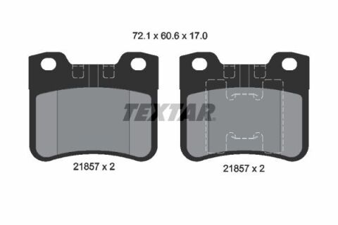 Комплект тормозных колодок, дисковый тормоз