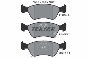 Комплект тормозных колодок, дисковый тормоз