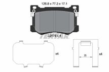 Комплект тормозных колодок, дисковый тормоз