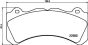 Комплект тормозных колодок, дисковый тормоз, фото 1 - интернет-магазин Auto-Mechanic