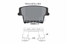 Комплект тормозных колодок, дисковый тормоз