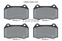 Комплект тормозных колодок, дисковый тормоз