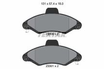 Комплект тормозных колодок, дисковый тормоз