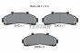 Комплект тормозных колодок, дисковый тормоз, фото 1 - интернет-магазин Auto-Mechanic